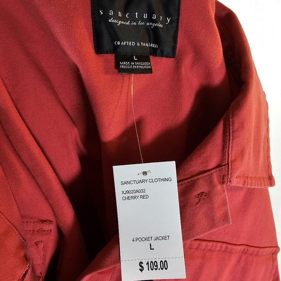 2/$20 Sanctuary L 4 Pocket Jacket - Picture 8 of 8